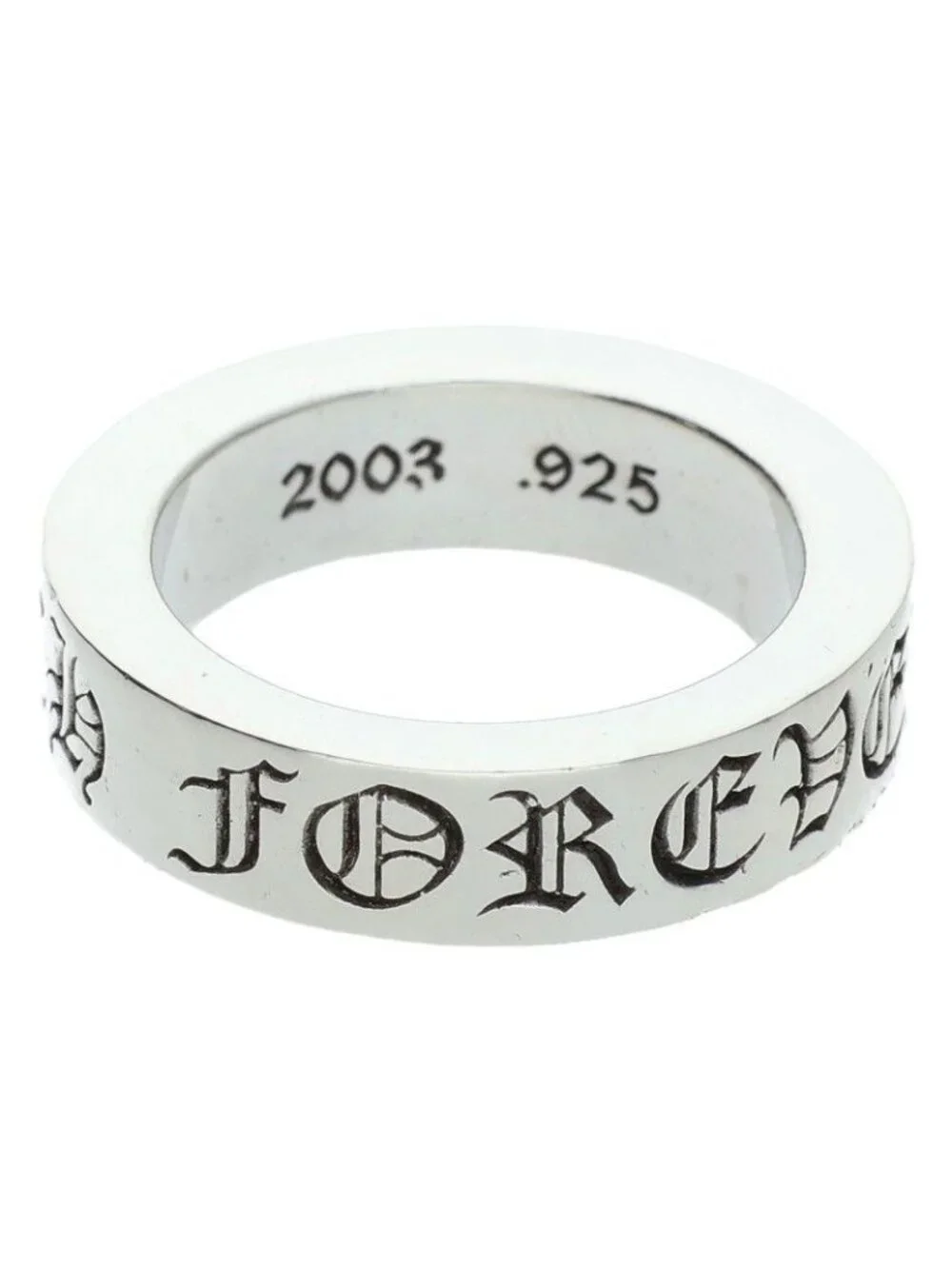 Chrome Hearts Spacer Forever Silver Ring